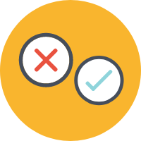 アイコン：困難なタスクはヒントを確認して実行