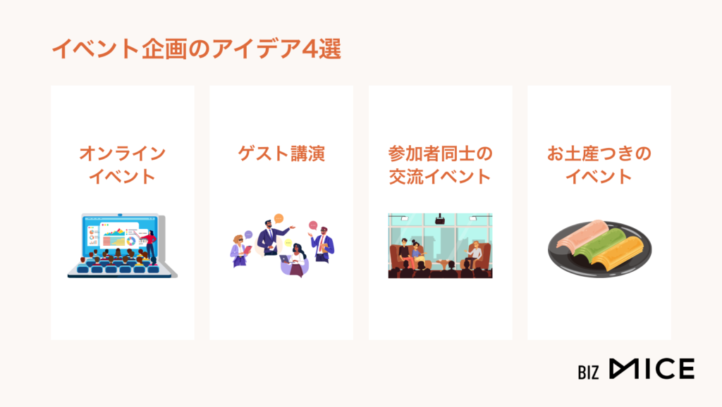 イベント企画のアイデア4選-BizMICE