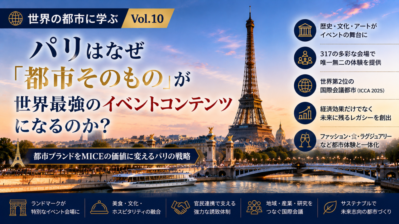 世界のMICE都市に学ぶ
