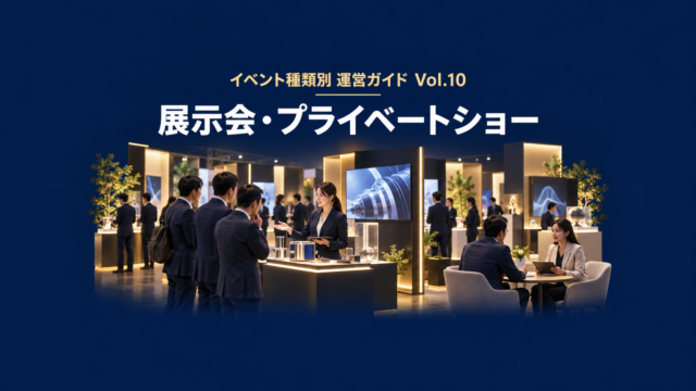 展示会・プライベートショー運営ガイド