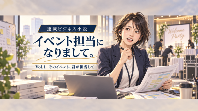 連載ビジネス小説「イベント担当になりまして。」