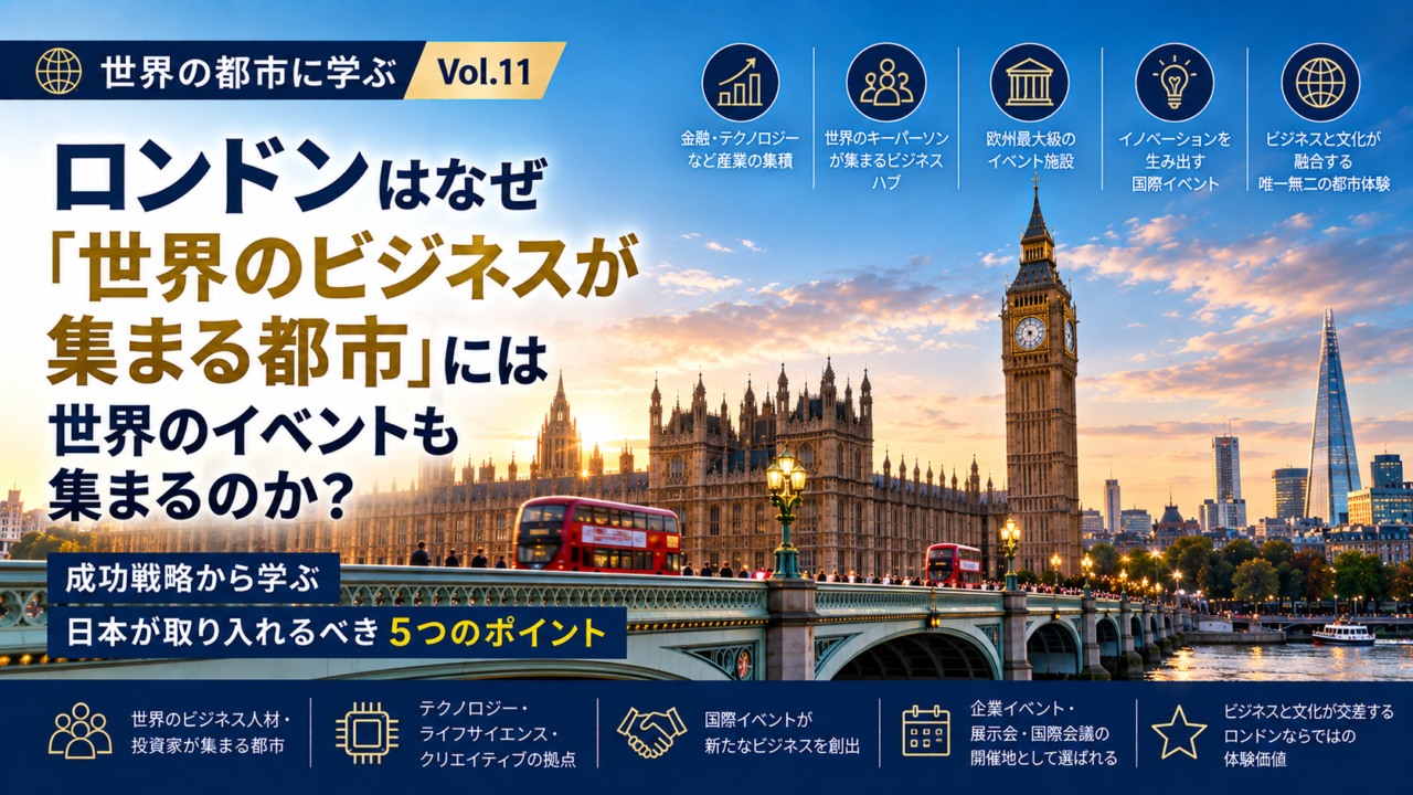 世界のMICE都市に学ぶ