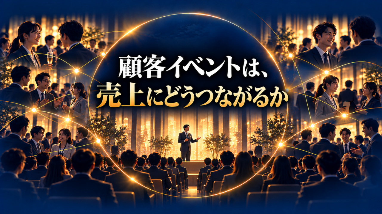 顧客イベントは売上にどう繋がるか？